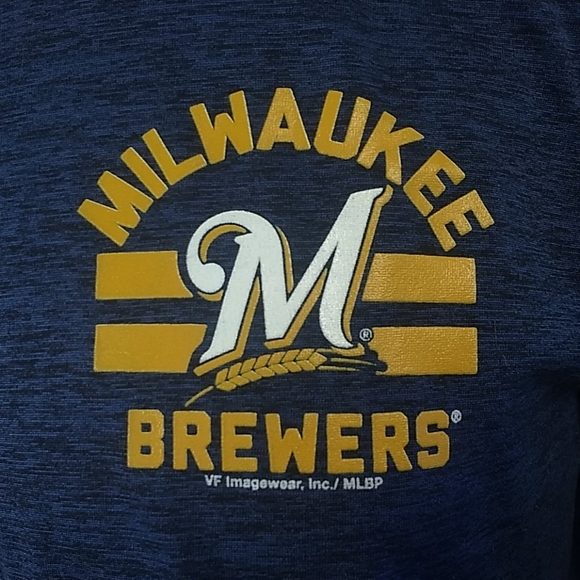 Brewers Logo tee size L Officially licensed ss tee - Picture 2 of 9